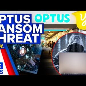 Alleged ransom threat probed after Optus cyber attack | 9 News Australia