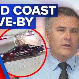 Man hit by shotgun blast in alleged drive-by shooting on the Gold Coast | 9 News Australia