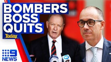 Essendon CEO resigns 24 hours after appointment over church views | 9 News Australia