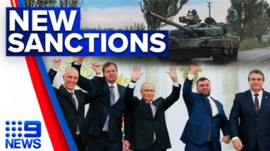 Australia targets 'separatists' in new Russia sanctions | 9 News Australia