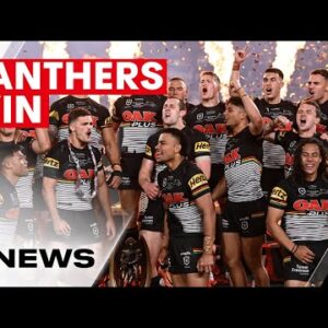 Celebrations continue as Panthers win NRL Grand final | 7NEWS