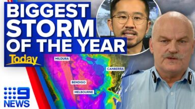 'Expect to be isolated': State bracing for severe storm, flash floods | Weather | 9 News Australia