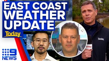 Flood threat remains as wet weather lingers on east coast | 9 News Australia