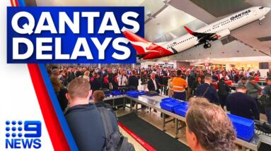 Security breach at Melbourne Qantas terminal caused by 'forgetful passenger' | 9 News Australia