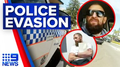 Man's dangerous and desperate escape from police | 9 News Australia