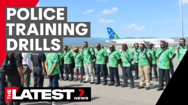 The Solomon Islands sends police officers to China for training exercise | 7NEWS