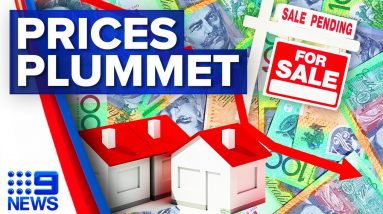 RBA warns of more bad news after Sydney house prices plummet | 9 News Australia