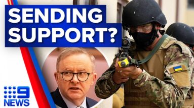 Australia considering sending troops to train Ukrainian soldiers | 9 News Australia