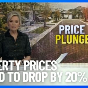 Property Prices Tipped To Drop By 20% l 10 News First
