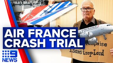 Manslaughter trial of infamous Air France flight 447 crash underway | 9 News Australia