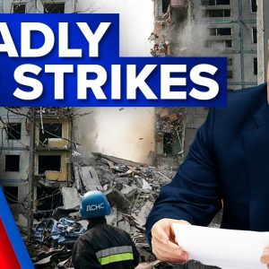 Russia launches more deadly air strikes on civilians | 9 News Australia