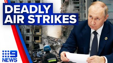 Russia launches more deadly air strikes on civilians | 9 News Australia