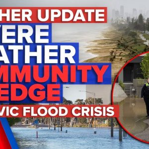 Wild storms lash QLD, Evacuation orders as NSW and Victoria floodwaters rise | 9 News Australia