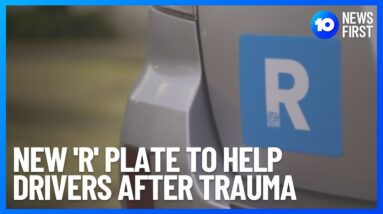 New 'R' Plate To Help Motorists After Traumatic Experience l 10 News First