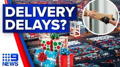 Major ports dispute could cripple Christmas deliveries | 9 News Australia