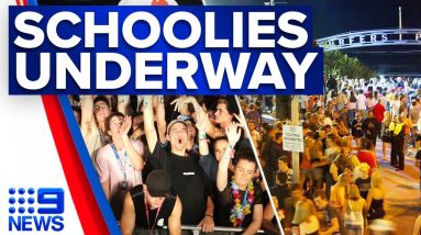 Preparations for schoolies in Gold Coast underway | 9 News Australia