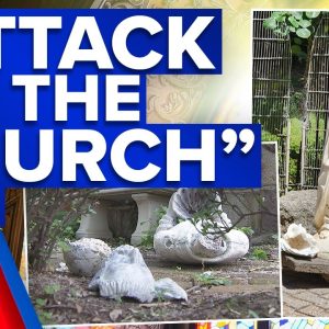 Churches vandalised in ‘act of violence’ | 9 News Australia