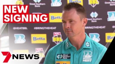 Colin Munro joins the Brisbane Heat for BBL|12 | 7NEWS