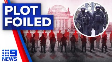 Alleged plot to overthrow German government foiled after 25 people arrested | 9 News Australia