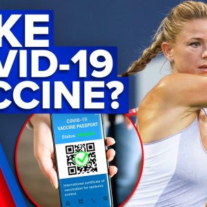 Tennis player Camila Giorgi embroiled in fake COVID-19 vaccine controversy | 9 News Australia