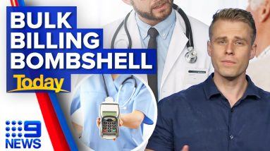 Number of bulk billing GPs falls to 10-year low | 9 News Australia