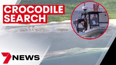 Queensland Crocodile search still underway | 7NEWS