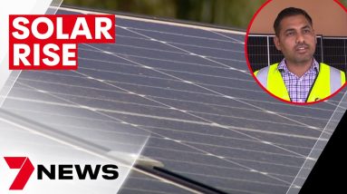 Rise of Australians solar panels on households and businesses | 7NEWS