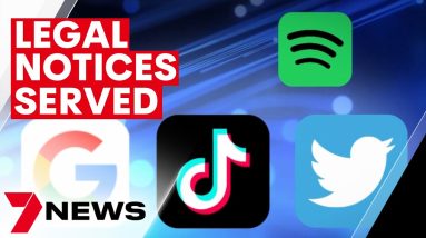 Australia has served legal notices on Twitter, Tik Tok and Google | 7NEWS