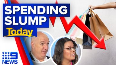 Consumer confidence cracks and spending plummets amid rate rises | 9 News Australia