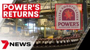 Power's beer returns to Queensland shelves | 7NEWS