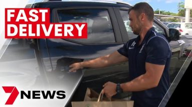 Uber-style grocery service launches across South East Queensland | 7NEWS