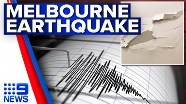 Aftershocks warned after 3.8-magnitude earthquake hits Melbourne | 9 News Australia