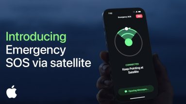 Introducing Emergency SOS via satellite | Apple