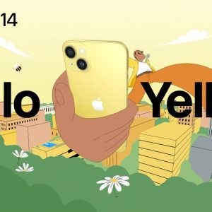 iPhone 14 & iPhone 14 Plus | Hello Yellow | Apple