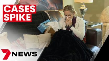 Early cold and flu spikes putting more pressure on Queensland's health system | 7NEWS