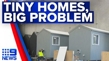 Government-funded tiny homes used to tackle Queensland’s housing crisis | 9 News Australia