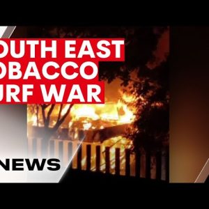 Suspicious fire which began at tobacconist rips through shops in Logan | 7NEWS