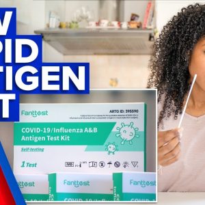 Three-in-one rapid antigen tests detect COVID-19 and flu available | 9 News Australia