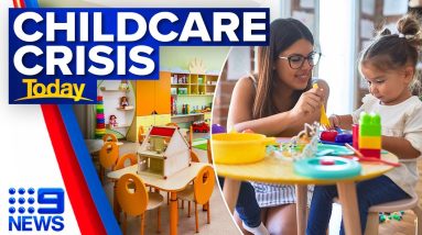 Childcare centres turn families away due to severe staff shortages | 9 News Australia