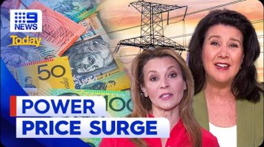 Bleak outlook for Aussies as electricity costs to soar over summer | 9 News Australia