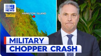 Australian military helicopter crash in Queensland | 9 News Australia