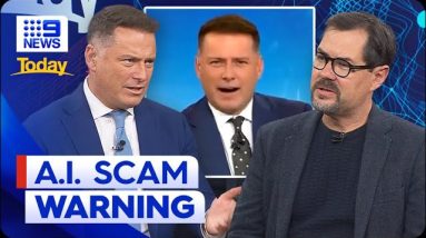 Disturbing deepfake of Karl Stefanovic emerges online | 9 News Australia