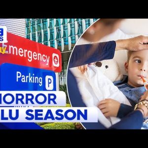 Children developing rare complications as influenza cases spike | 9 News Australia