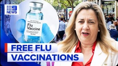 Free flu jabs for Queenslanders of all ages | 9 News Australia