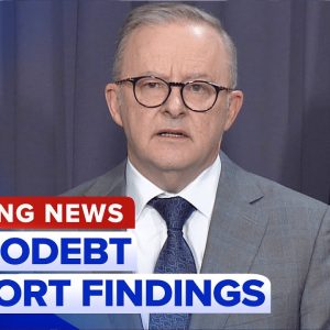 Prime Minister, Government Services Minister respond to Robodebt report findings | 9 News Australia