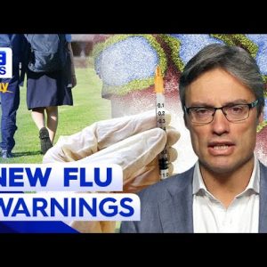 Surge in influenza among children | Health News | 9 News Australia