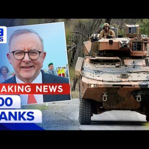 Germany to buy 100 Aussie-made tanks in 'largest-ever' defence deal | 9 News Australia