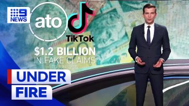 ATO under fire for paying out over $1.2 billion fake GST claims | 9 News Australia