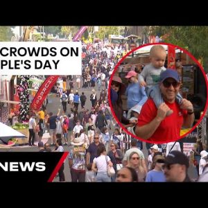 Bumper crowds pack the Ekka for People's Day 2023 | 7NEWS