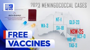 Meningococcal vaccine set to be free in Queensland | 9 News Australia